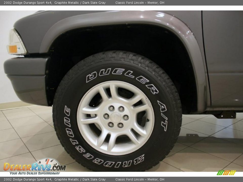 2002 Dodge Durango Sport 4x4 Graphite Metallic / Dark Slate Gray Photo #18