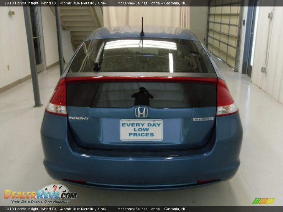 2010 Honda Insight Hybrid EX Atomic Blue Metallic / Gray Photo #3