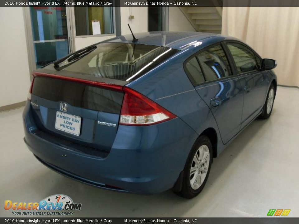 2010 Honda Insight Hybrid EX Atomic Blue Metallic / Gray Photo #5