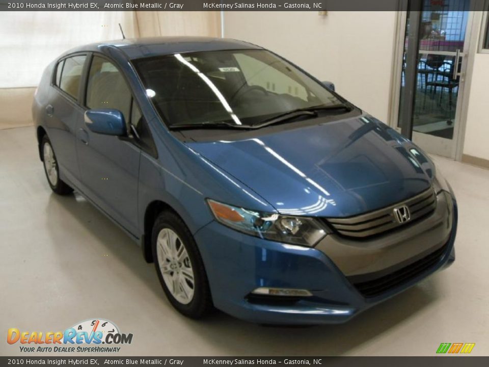 2010 Honda Insight Hybrid EX Atomic Blue Metallic / Gray Photo #6