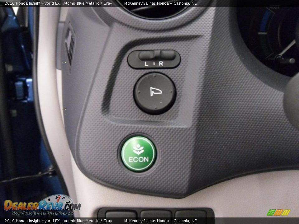 2010 Honda Insight Hybrid EX Atomic Blue Metallic / Gray Photo #13