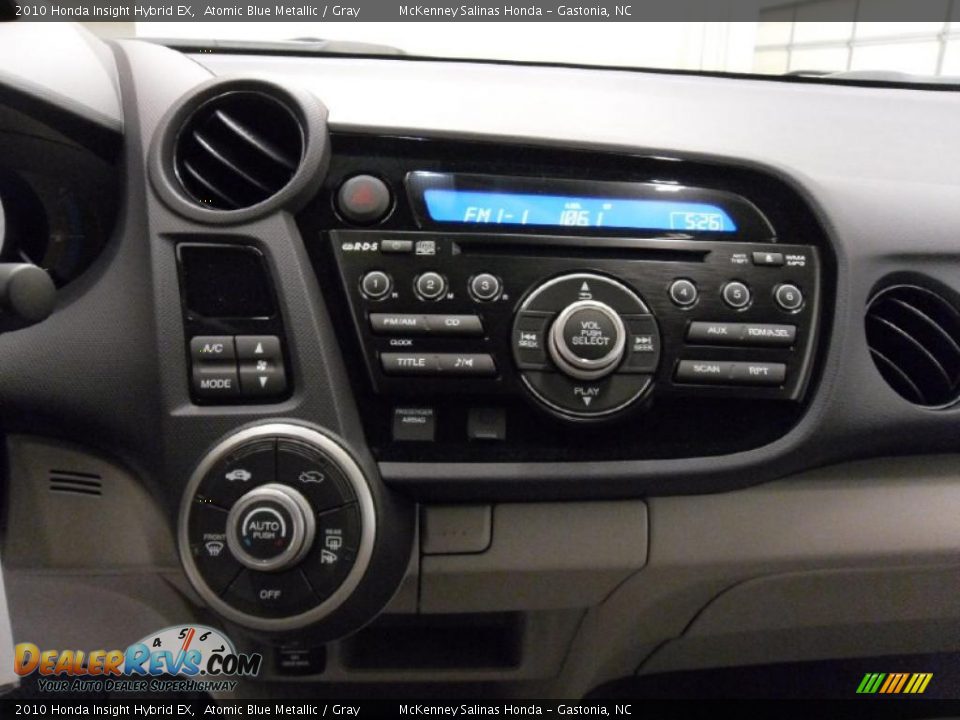 2010 Honda Insight Hybrid EX Atomic Blue Metallic / Gray Photo #15