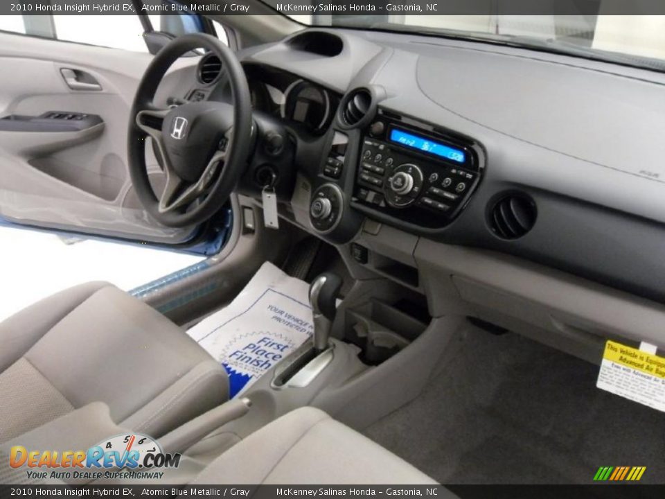 2010 Honda Insight Hybrid EX Atomic Blue Metallic / Gray Photo #24