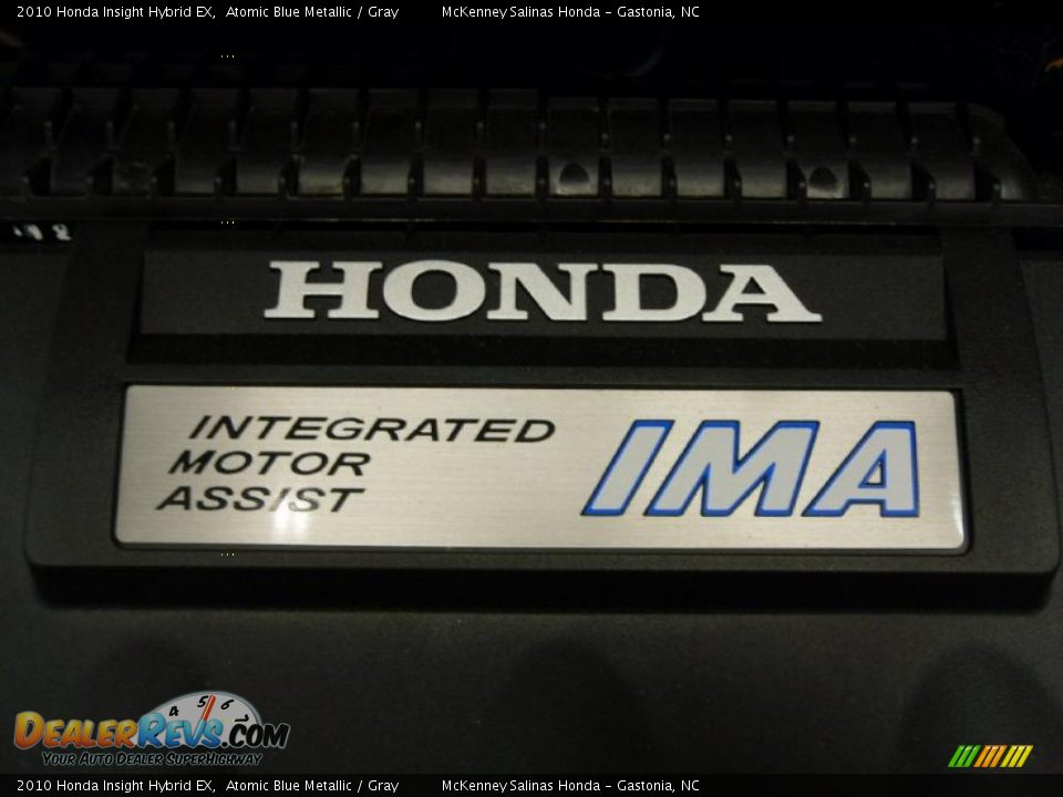 2010 Honda Insight Hybrid EX Atomic Blue Metallic / Gray Photo #28