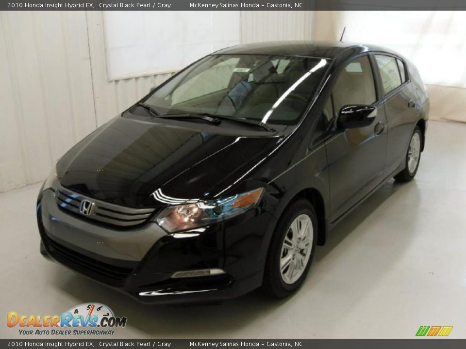 2010 Honda Insight Hybrid EX Crystal Black Pearl / Gray Photo #1
