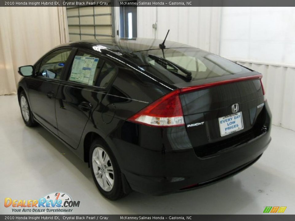 2010 Honda Insight Hybrid EX Crystal Black Pearl / Gray Photo #2