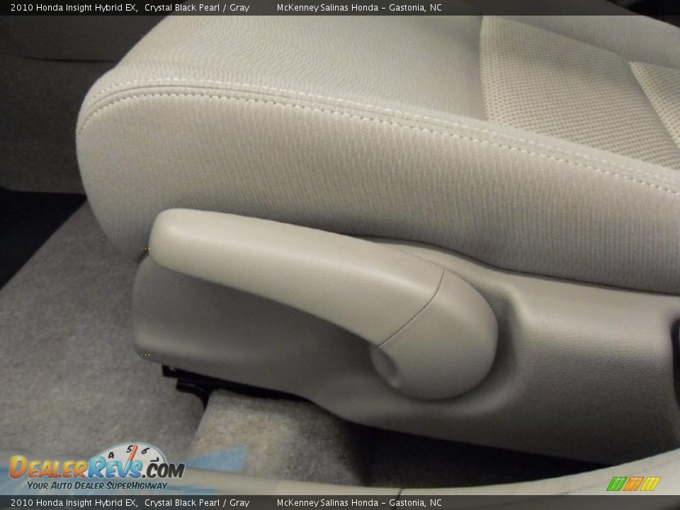 2010 Honda Insight Hybrid EX Crystal Black Pearl / Gray Photo #10