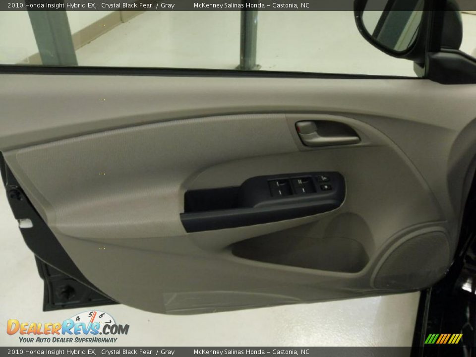 2010 Honda Insight Hybrid EX Crystal Black Pearl / Gray Photo #11