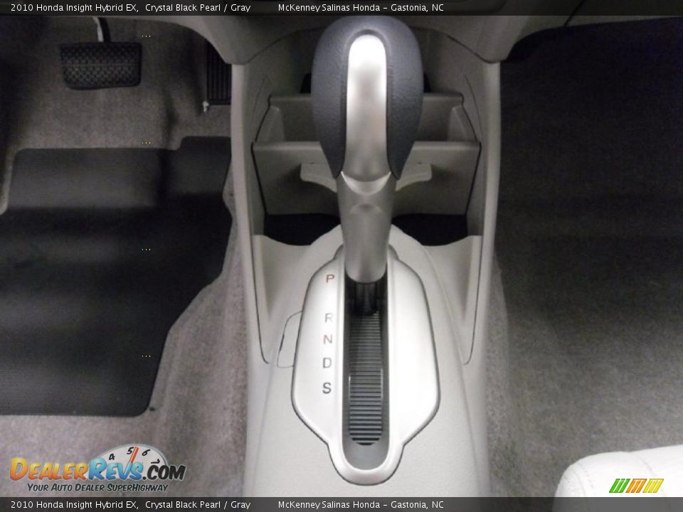2010 Honda Insight Hybrid EX Crystal Black Pearl / Gray Photo #13