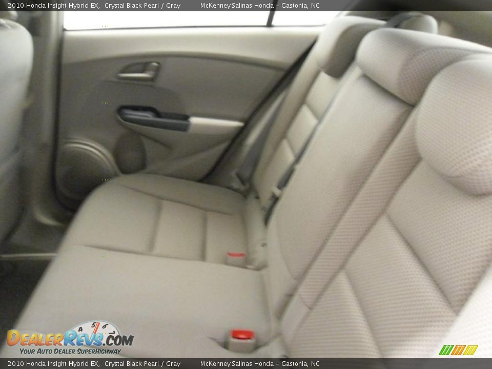 2010 Honda Insight Hybrid EX Crystal Black Pearl / Gray Photo #15