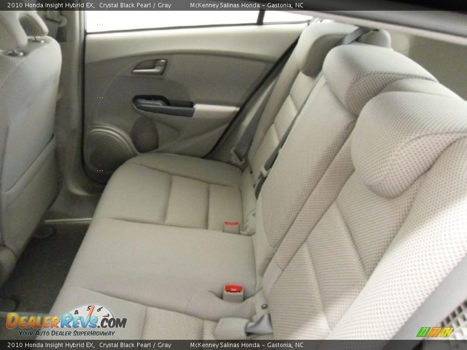 2010 Honda Insight Hybrid EX Crystal Black Pearl / Gray Photo #16