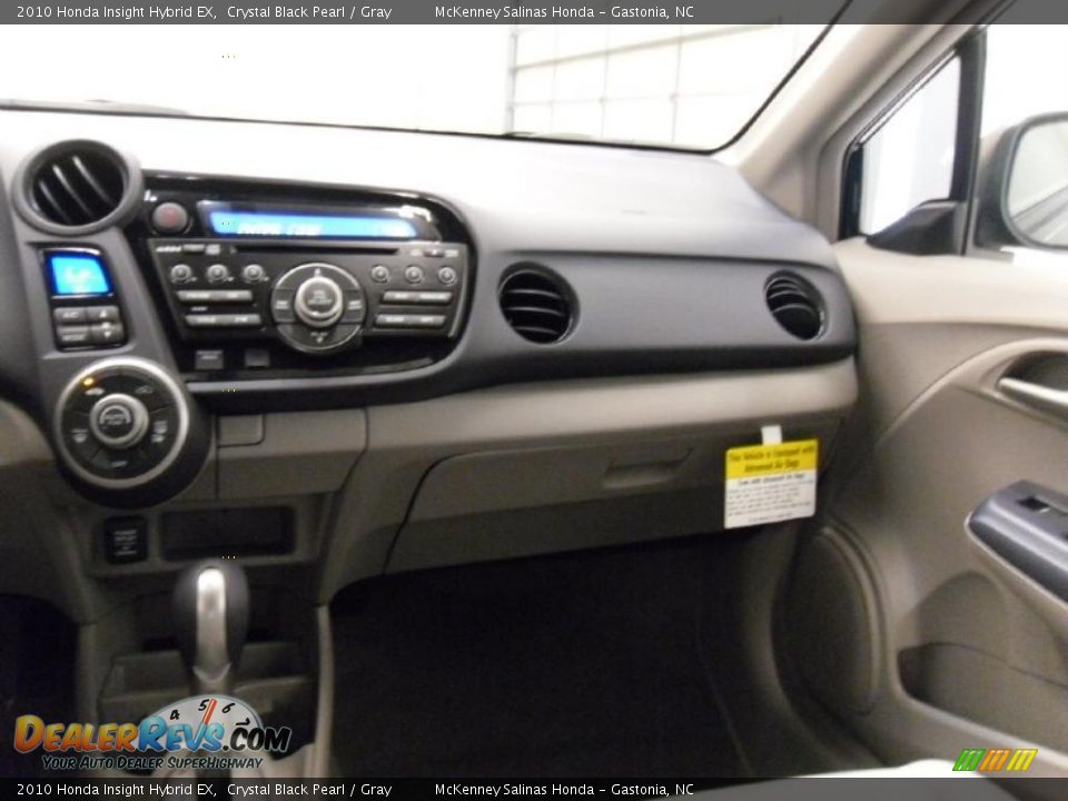 2010 Honda Insight Hybrid EX Crystal Black Pearl / Gray Photo #18