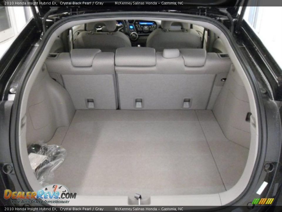 2010 Honda Insight Hybrid EX Crystal Black Pearl / Gray Photo #19