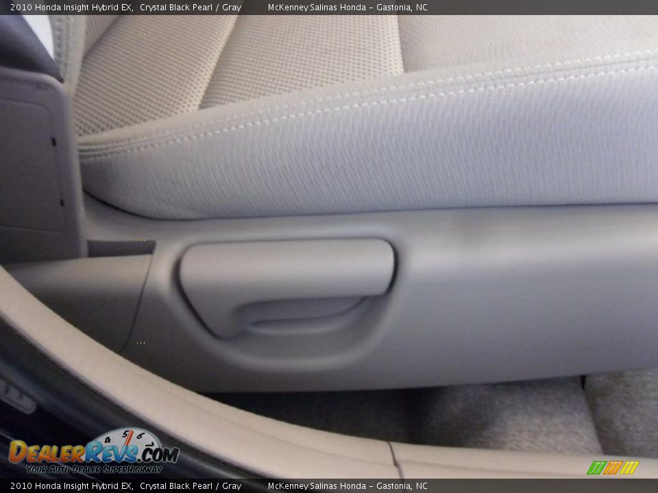 2010 Honda Insight Hybrid EX Crystal Black Pearl / Gray Photo #22