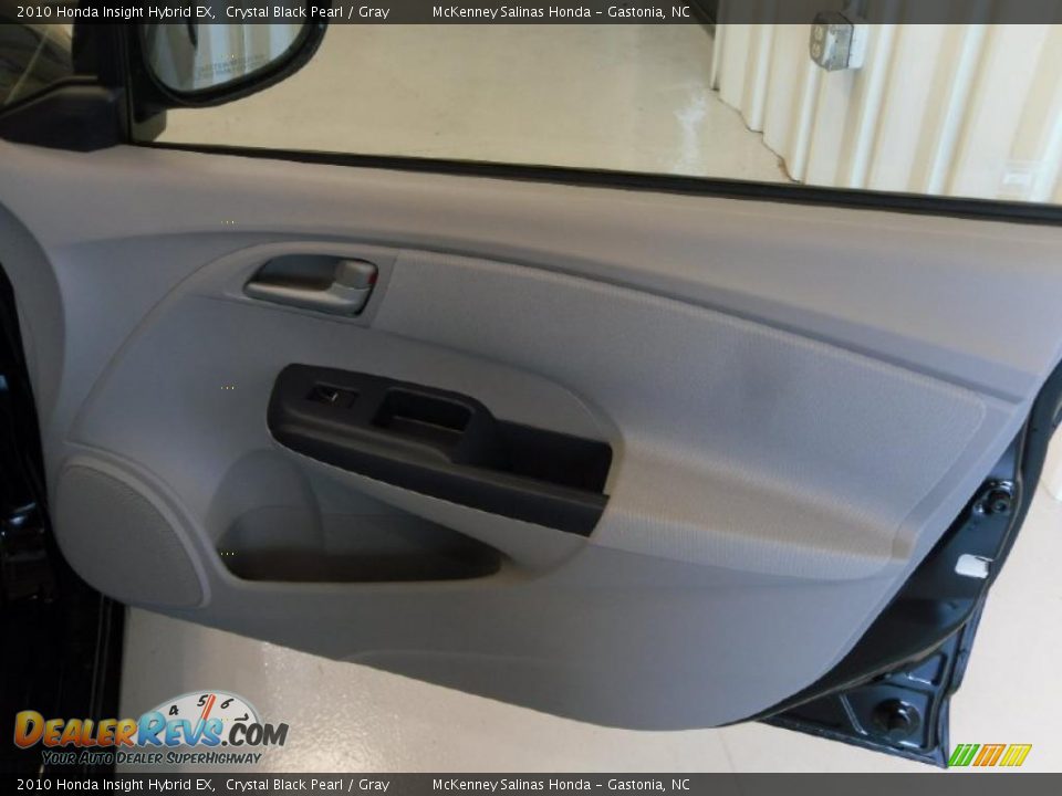 2010 Honda Insight Hybrid EX Crystal Black Pearl / Gray Photo #23