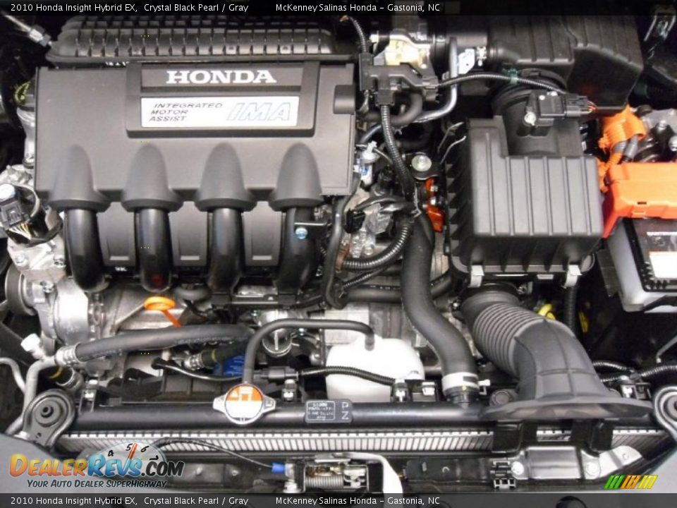 2010 Honda Insight Hybrid EX Crystal Black Pearl / Gray Photo #27
