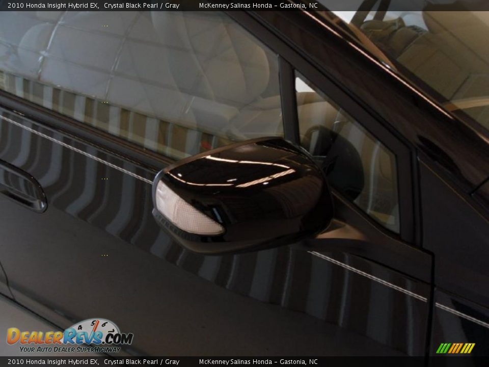 2010 Honda Insight Hybrid EX Crystal Black Pearl / Gray Photo #29