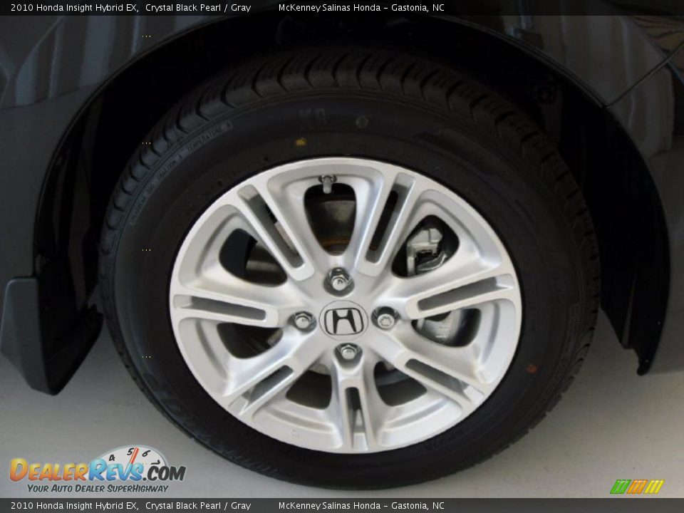 2010 Honda Insight Hybrid EX Crystal Black Pearl / Gray Photo #30