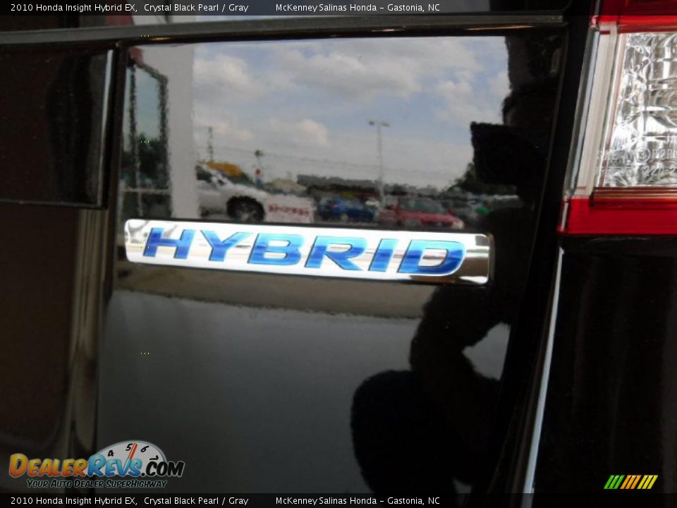 2010 Honda Insight Hybrid EX Crystal Black Pearl / Gray Photo #31