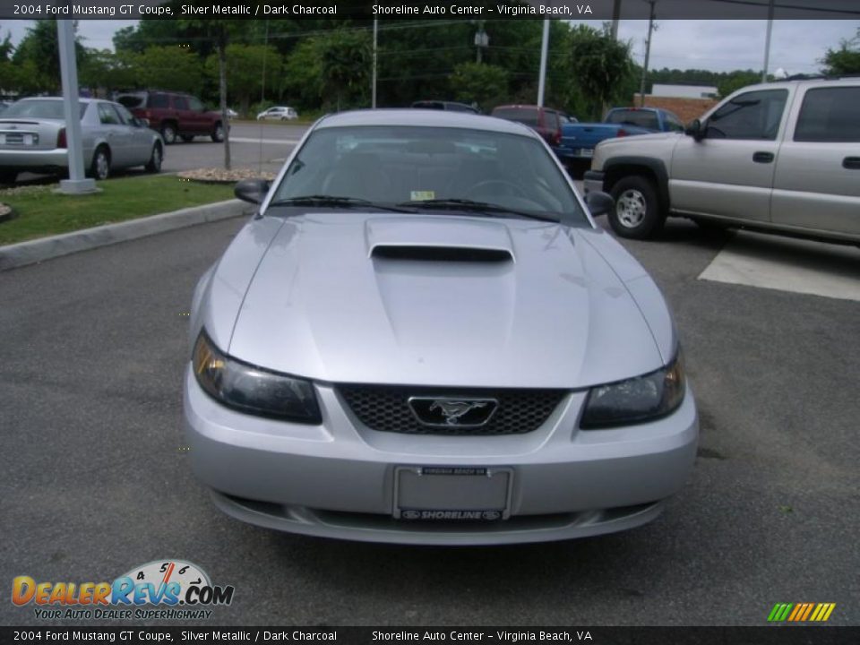 2004 Ford Mustang GT Coupe Silver Metallic / Dark Charcoal Photo #9