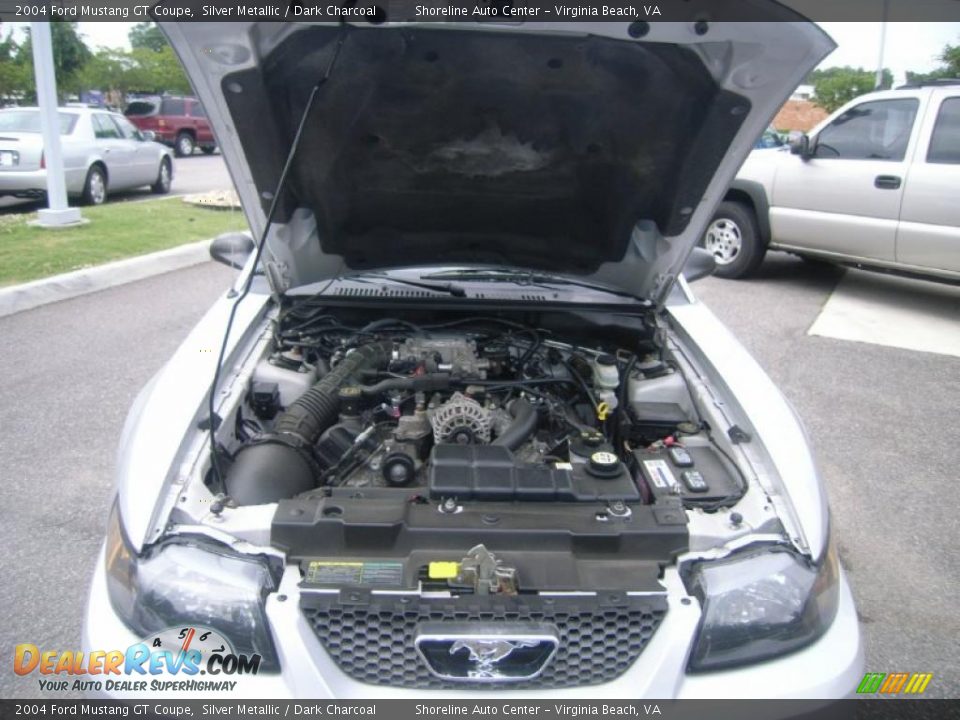 2004 Ford Mustang GT Coupe Silver Metallic / Dark Charcoal Photo #23