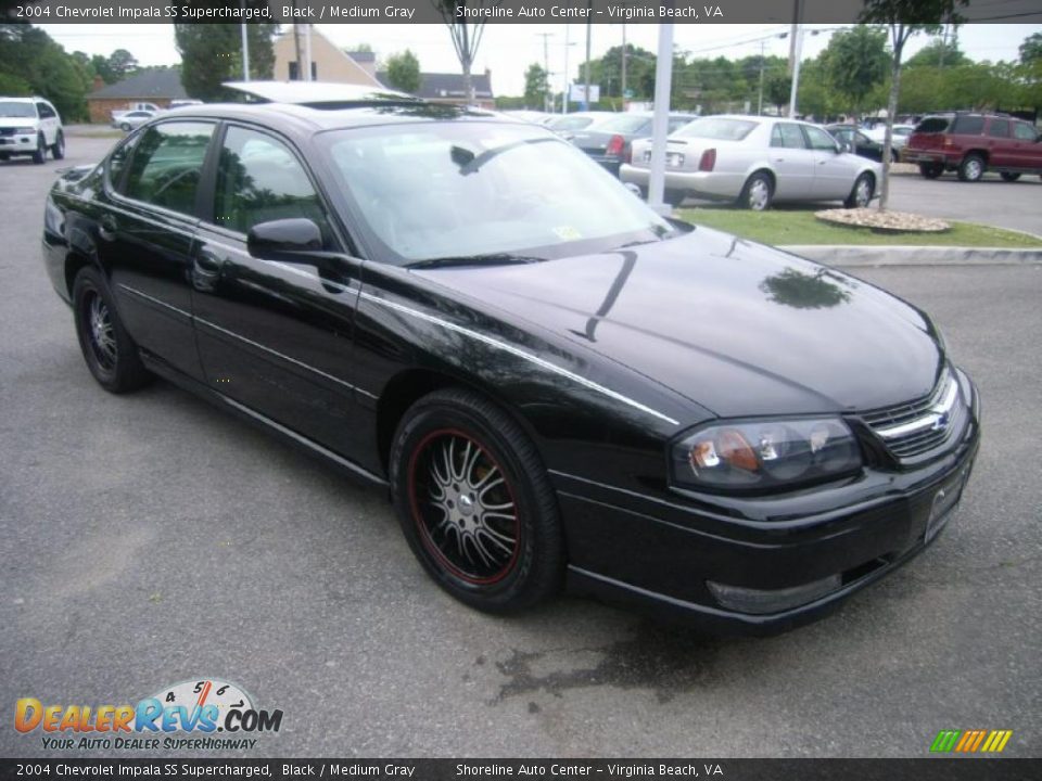 2004 Chevrolet Impala SS Supercharged Black / Medium Gray Photo #7