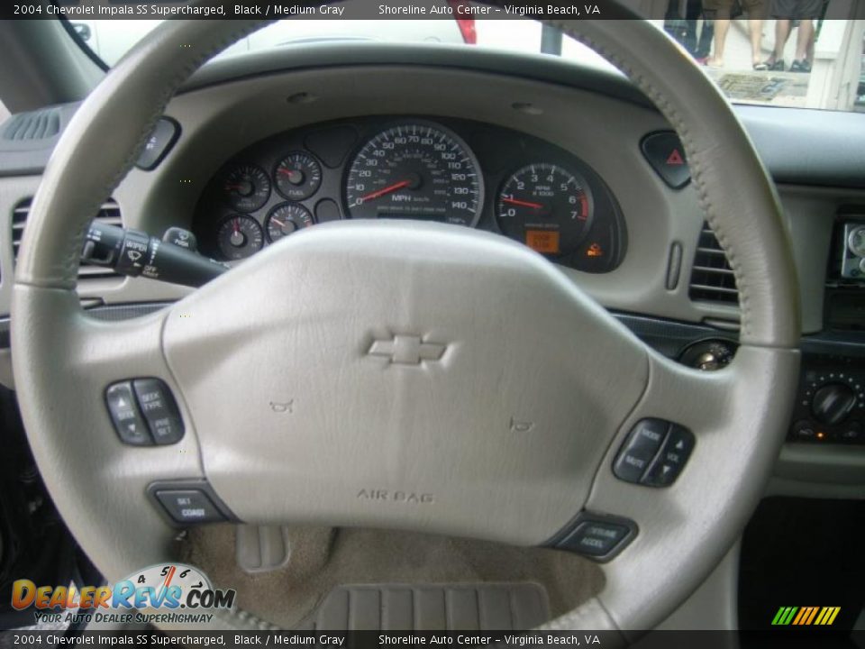 2004 Chevrolet Impala SS Supercharged Black / Medium Gray Photo #19