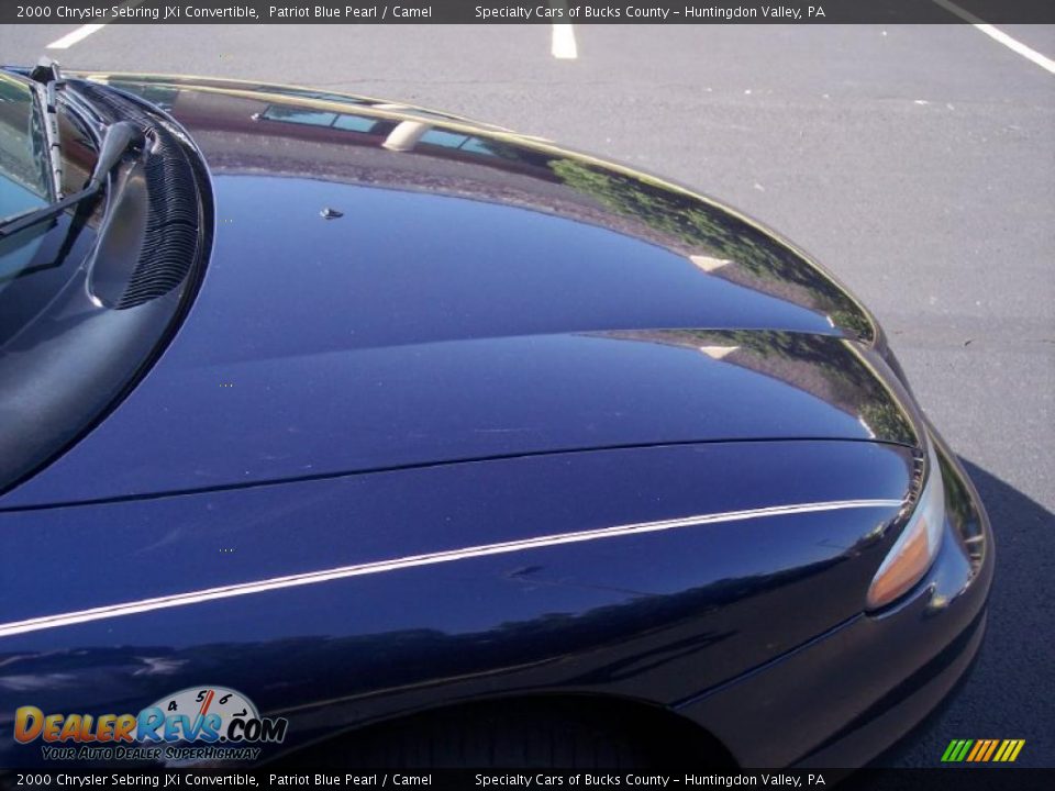 2000 Chrysler Sebring JXi Convertible Patriot Blue Pearl / Camel Photo #15