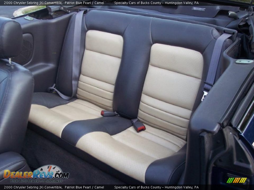 2000 Chrysler Sebring JXi Convertible Patriot Blue Pearl / Camel Photo #22
