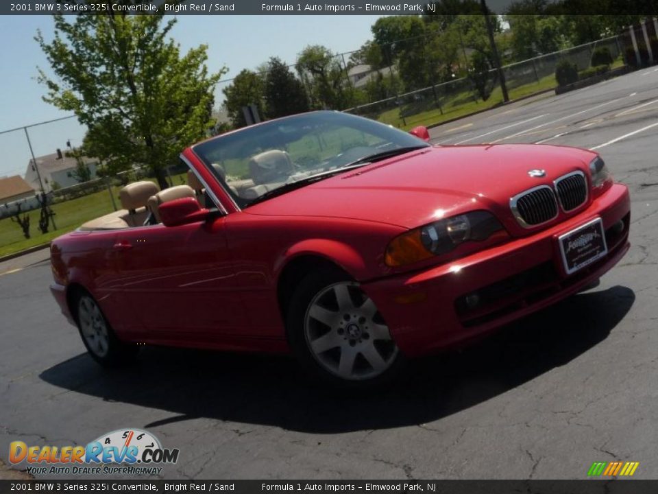2001 BMW 3 Series 325i Convertible Bright Red / Sand Photo #1