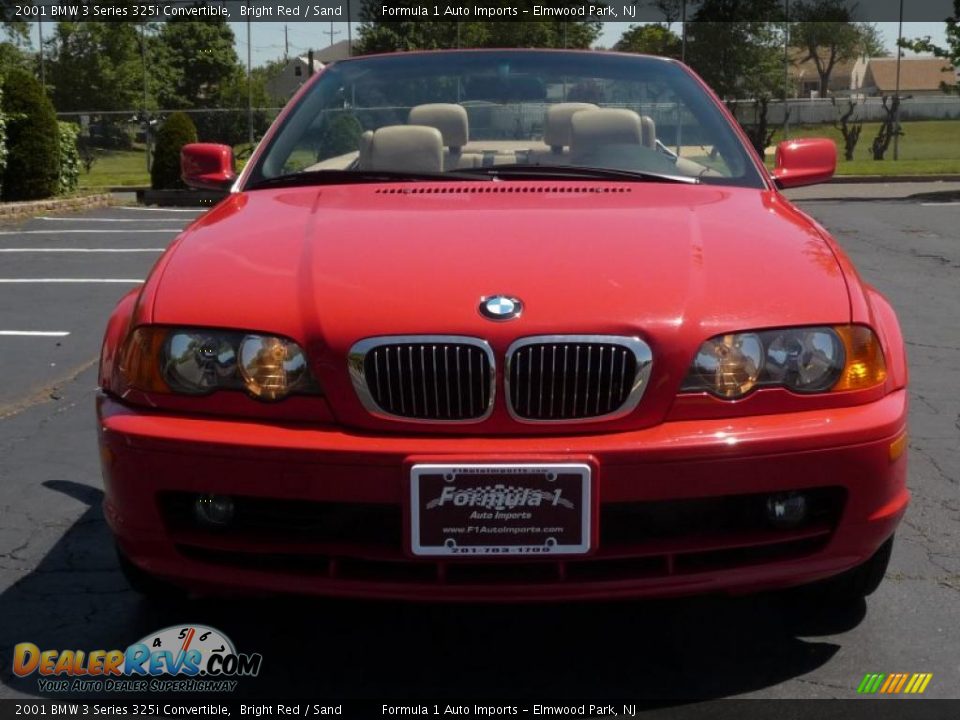 2001 BMW 3 Series 325i Convertible Bright Red / Sand Photo #6
