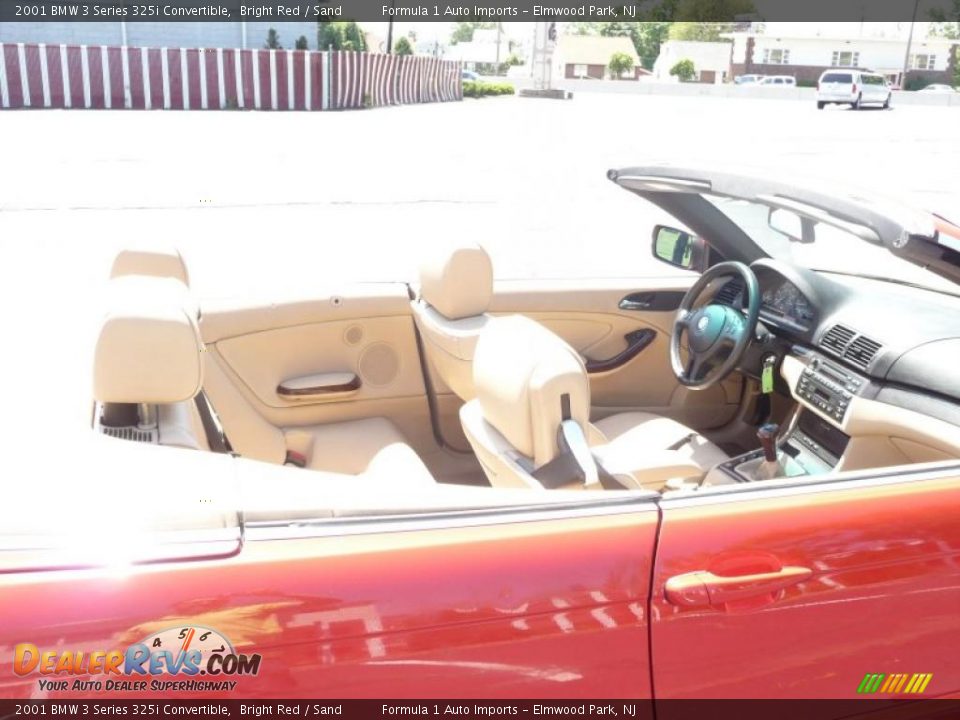 2001 BMW 3 Series 325i Convertible Bright Red / Sand Photo #15