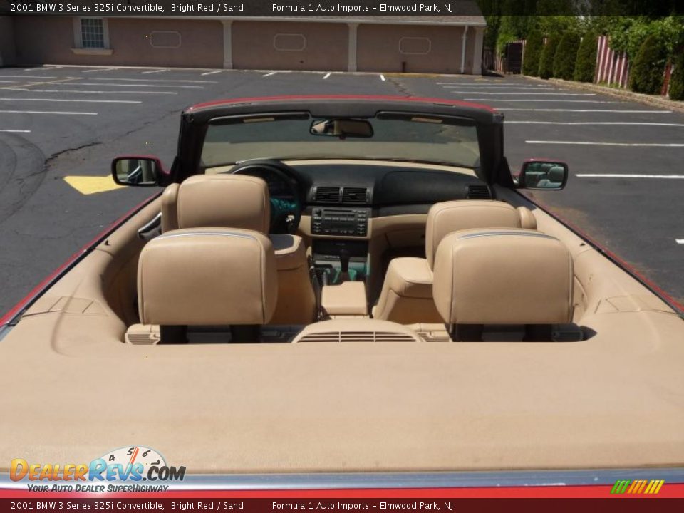 2001 BMW 3 Series 325i Convertible Bright Red / Sand Photo #17
