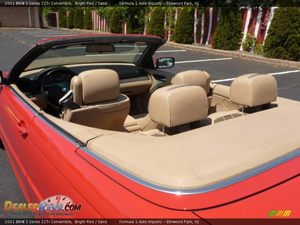 2001 BMW 3 Series 325i Convertible Bright Red / Sand Photo #18