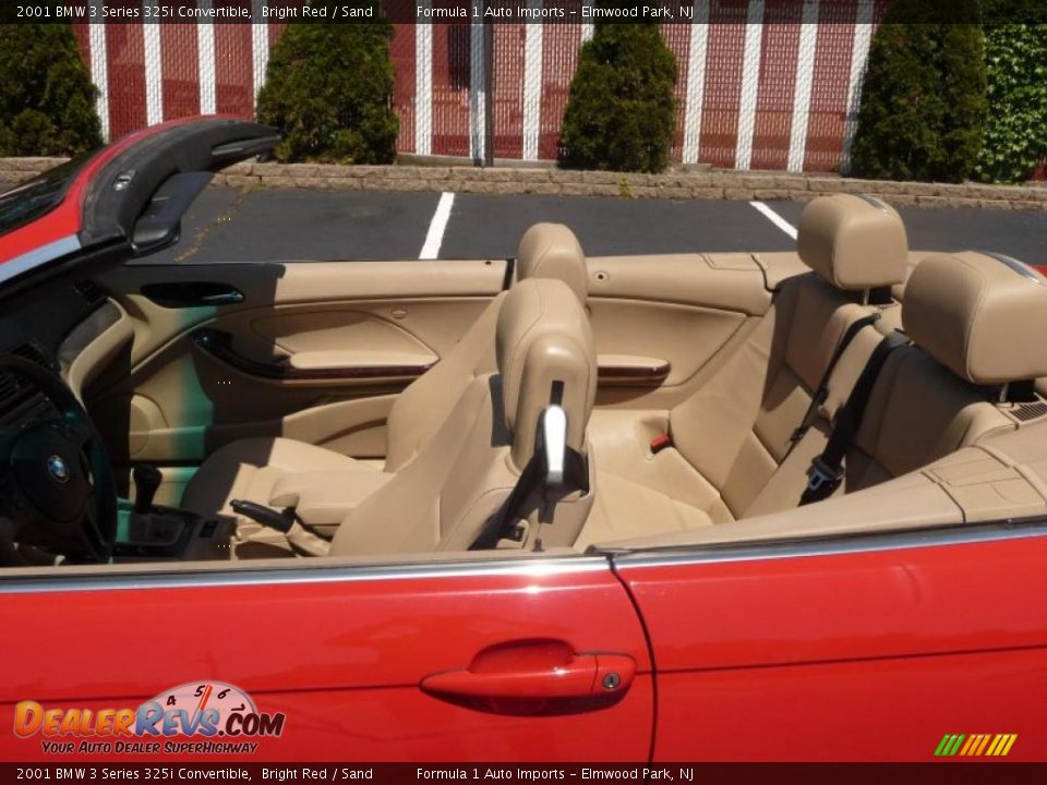 2001 BMW 3 Series 325i Convertible Bright Red / Sand Photo #19