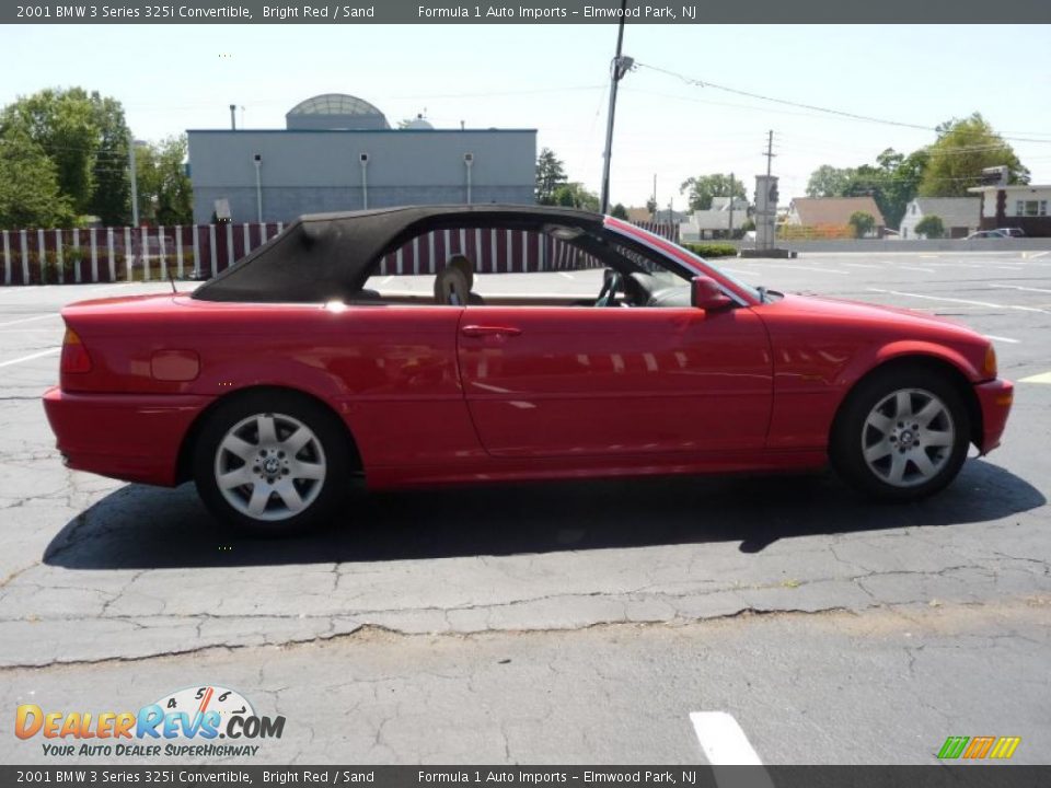 2001 BMW 3 Series 325i Convertible Bright Red / Sand Photo #26