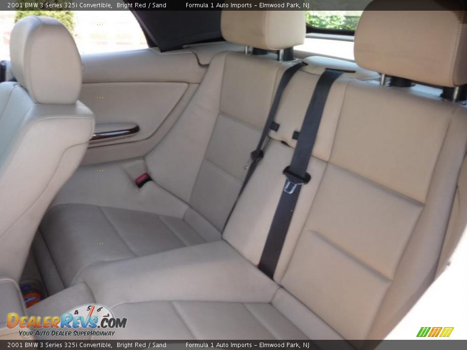 2001 BMW 3 Series 325i Convertible Bright Red / Sand Photo #36