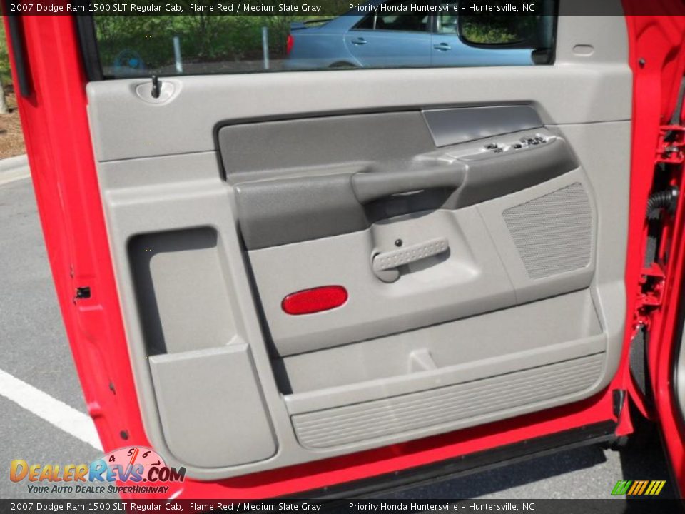 2007 Dodge Ram 1500 SLT Regular Cab Flame Red / Medium Slate Gray Photo #8