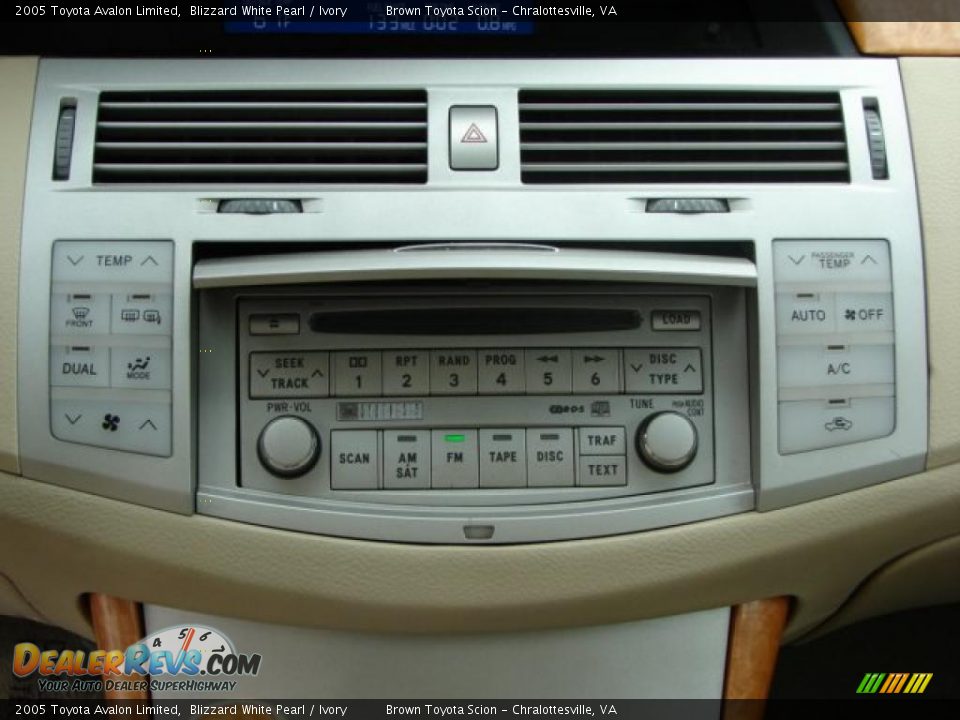 2005 Toyota Avalon Limited Blizzard White Pearl / Ivory Photo #13