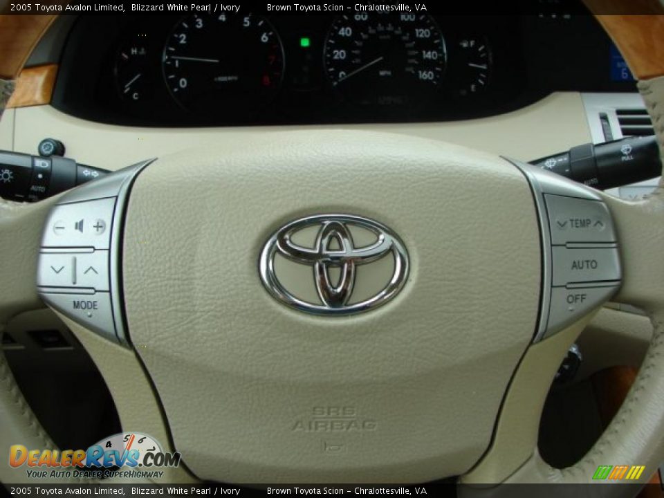 2005 Toyota Avalon Limited Blizzard White Pearl / Ivory Photo #19
