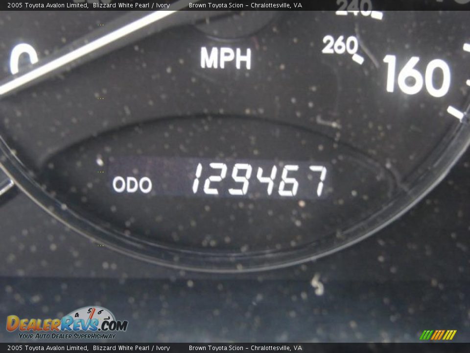 2005 Toyota Avalon Limited Blizzard White Pearl / Ivory Photo #20