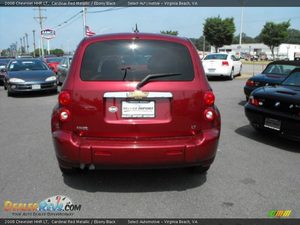 2008 Chevrolet HHR LT Cardinal Red Metallic / Ebony Black Photo #6