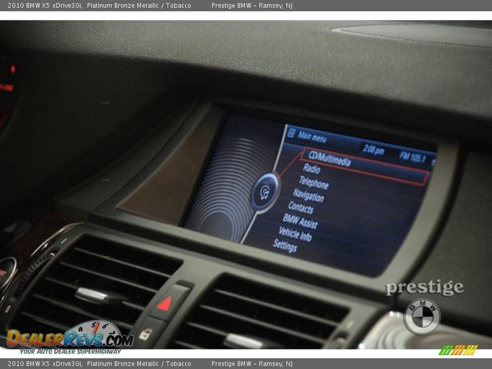 2010 BMW X5 xDrive30i Platinum Bronze Metallic / Tobacco Photo #14