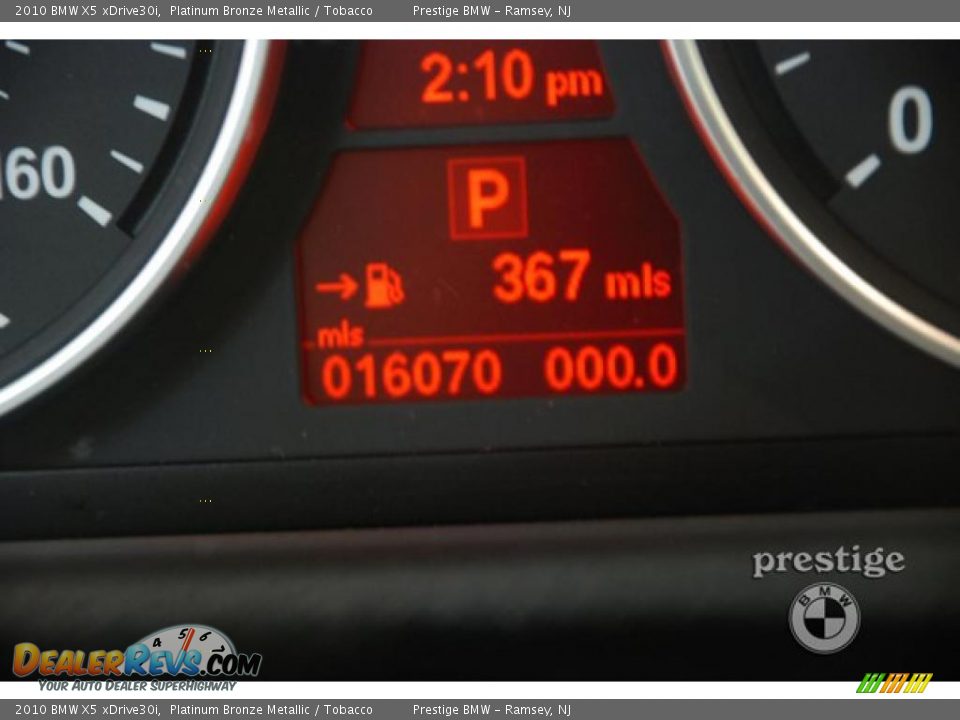 2010 BMW X5 xDrive30i Platinum Bronze Metallic / Tobacco Photo #17