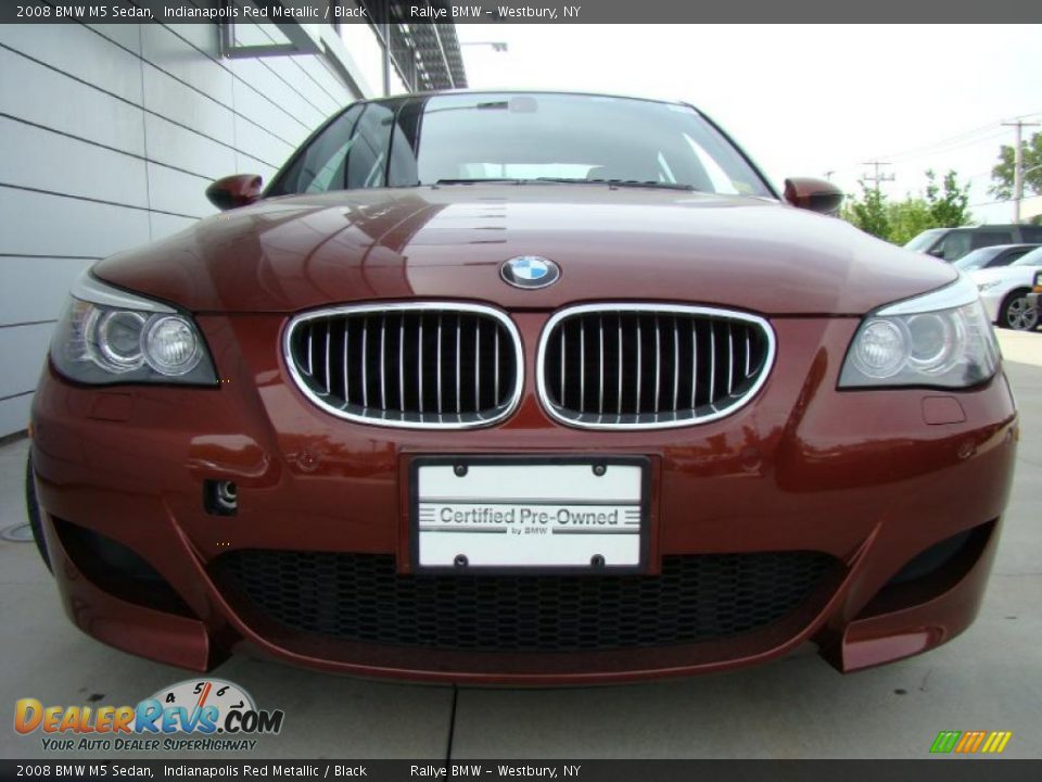 2008 BMW M5 Sedan Indianapolis Red Metallic / Black Photo #3