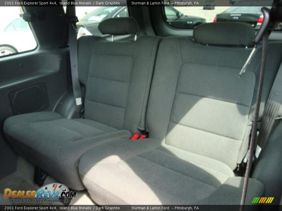 2001 Ford Explorer Sport 4x4 Island Blue Metallic / Dark Graphite Photo #8