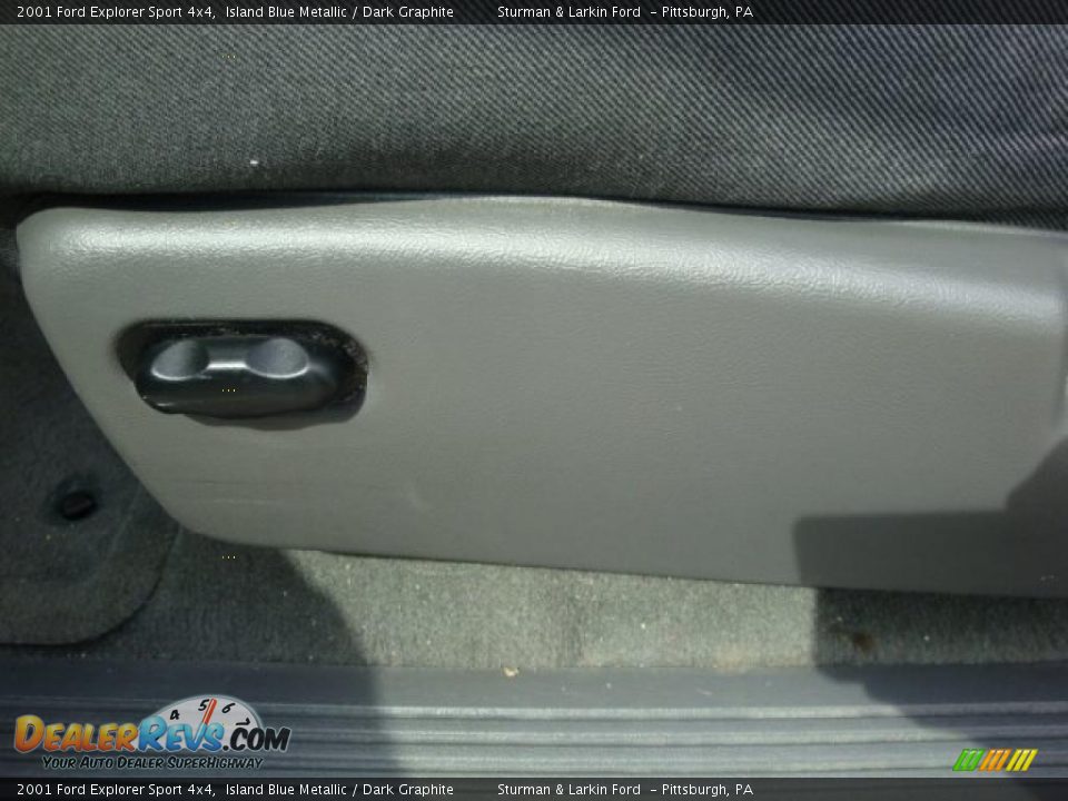 2001 Ford Explorer Sport 4x4 Island Blue Metallic / Dark Graphite Photo #15