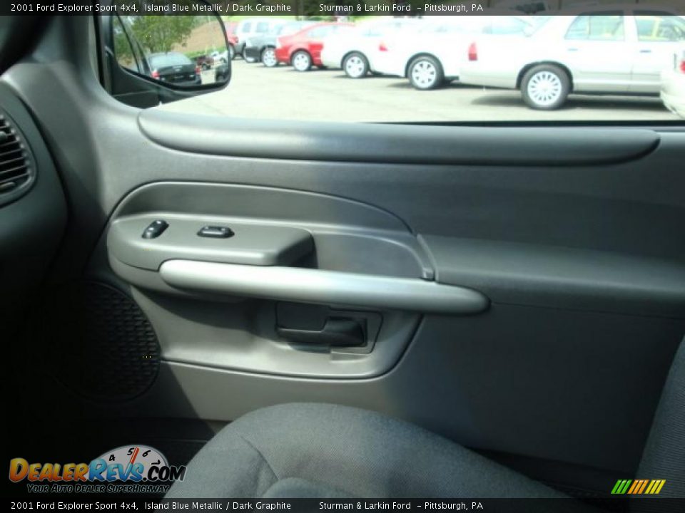 2001 Ford Explorer Sport 4x4 Island Blue Metallic / Dark Graphite Photo #17