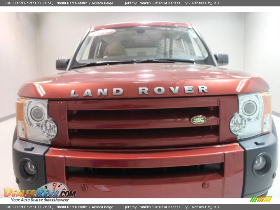 2008 Land Rover LR3 V8 SE Rimini Red Metallic / Alpaca Beige Photo #2