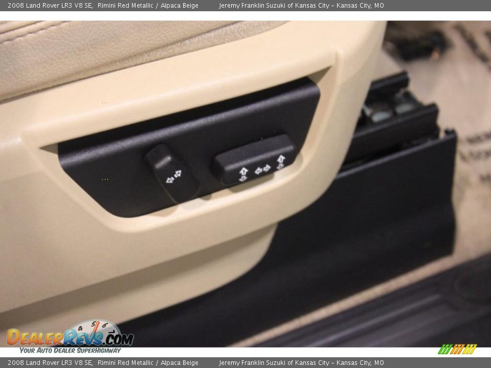 2008 Land Rover LR3 V8 SE Rimini Red Metallic / Alpaca Beige Photo #9